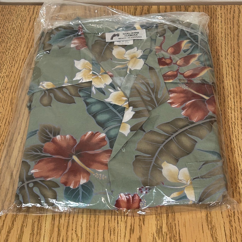 Malihini Hawaiian Shirt with Floral Print